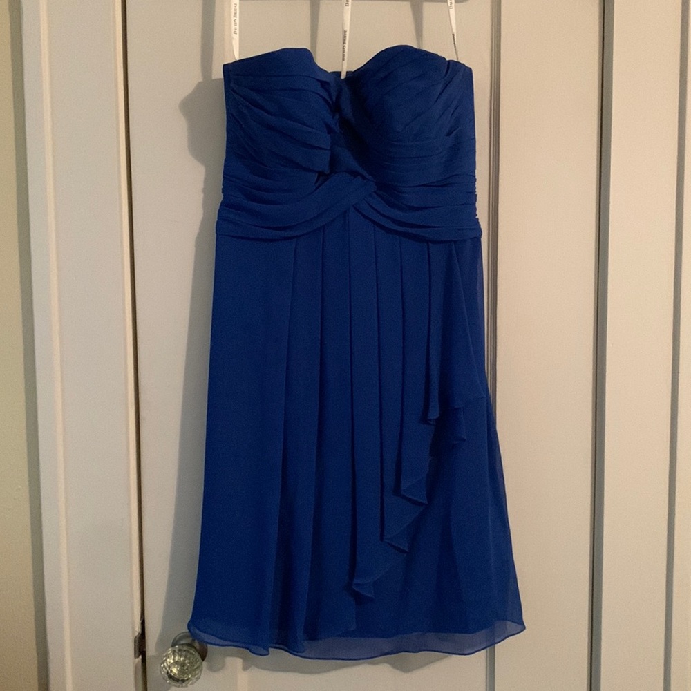 Wedding guest/Party strapless dress from David’s Bridal